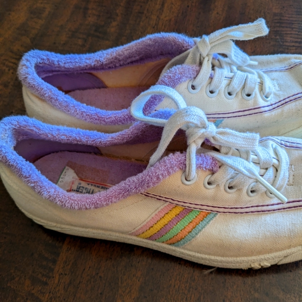 Vintage Terry Tiger sneakers, size 8